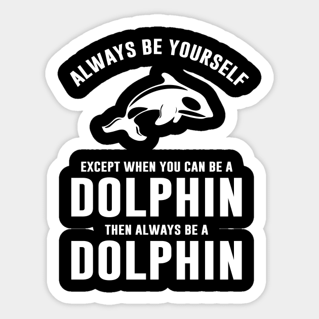 Dolphin Lover Sticker by sunima